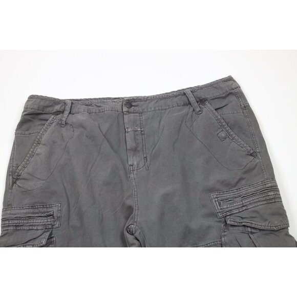 Deadstock Vtg 90s Marithe Francois Girbaud Mens 44x32 Baggy Strap Cargo Pants - Picture 2 of 16